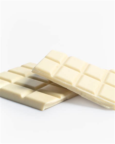 tableta de chocolate blanco de cobertura de alta calidad