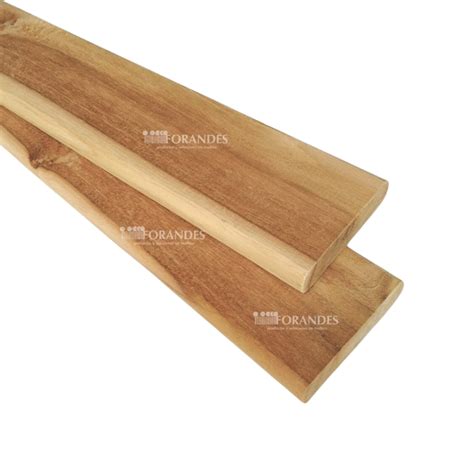 Tabla de madera de teca con detalle de vidrio para servir sushi