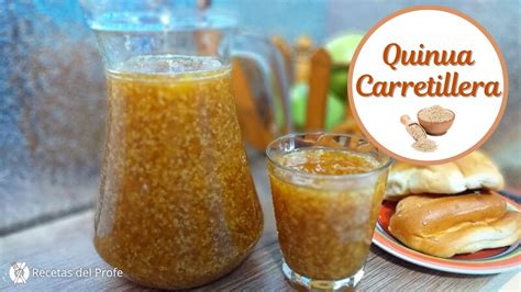 Ilustración de los ingredientes principales de la quinua carretillera (quinua, piña, canela, chuño).