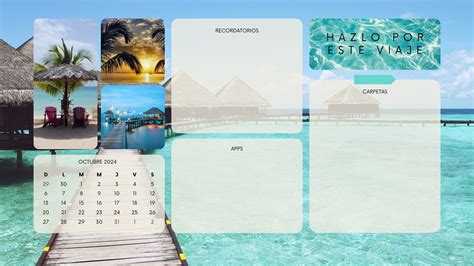 Ejemplos de fondos de pantalla personalizados creados con Canva, mostrando diferentes estilos y efectos.
