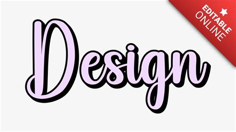 Diseño de letras caligráficas en papel para torta
