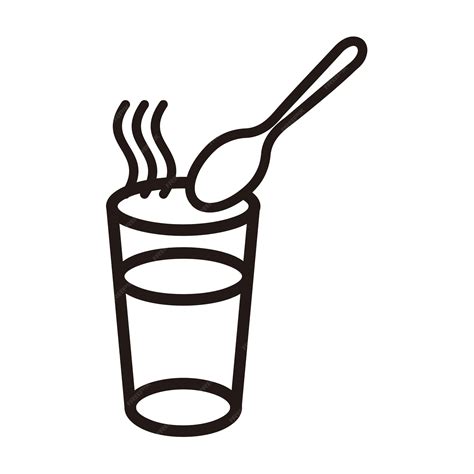 Fotografía de un vaso de papel personalizado con una cuchara de madera integrada en la tapa