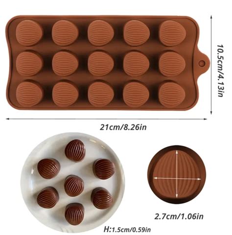 Molde de silicona para chocolates con infusión de cannabis.