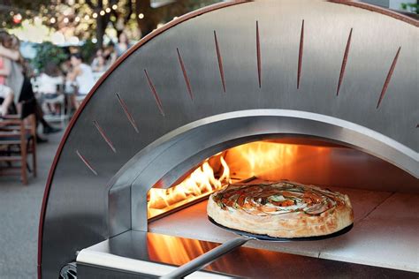 Horno de pizza a gas exterior de diseño moderno