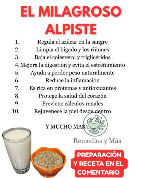 Infografía detallando los componentes nutricionales del alpiste y sus beneficios para aves.