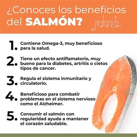 Infografía: Beneficios nutricionales del salmón