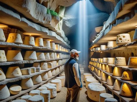 Infografía: Proceso de maduración del queso Roquefort en una cueva