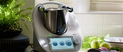 esquema visual de los pasos de uso del robot de cocina Thermomix