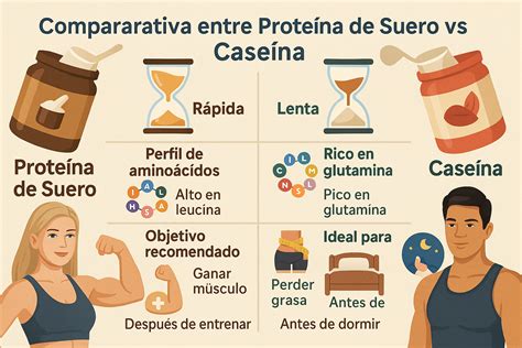 Infografía comparativa de proteína de soja vs. proteína de suero