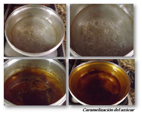 Esquema visual que muestra el proceso de caramelización de la cebolla en sartén