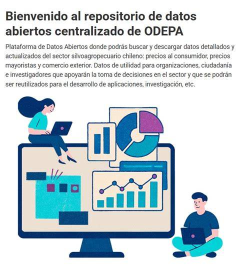 Esquema organizacional que muestra la relación entre ODEPA, el Ministerio de Agricultura y los agentes del sector agropecuario