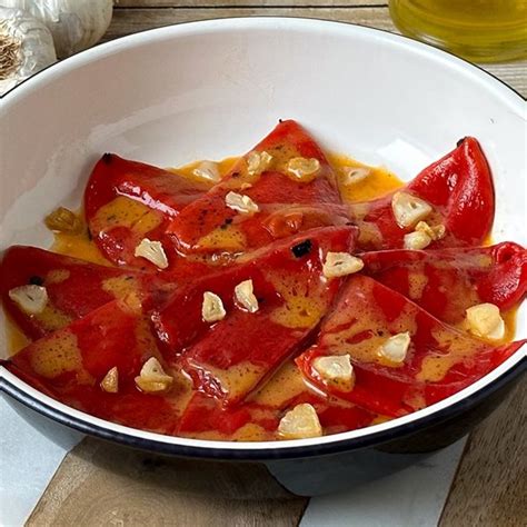 pimientos del piquillo y otros ingredientes para mermelada
