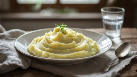 foto de puré de patatas cremoso