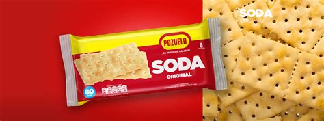 Galletas de soda con diferentes sabores y presentaciones