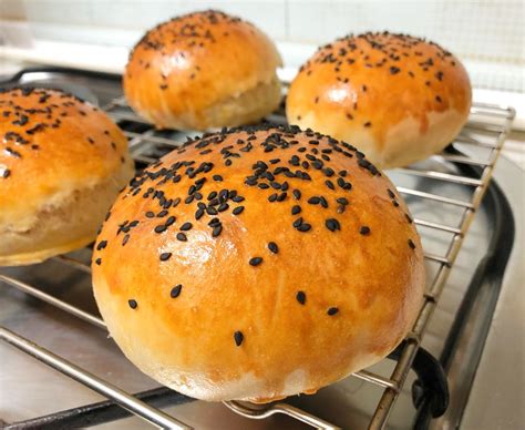 Variedad de panes para hamburguesa
