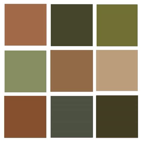 Crema de mantequilla de colores verde y marrón para la decoración