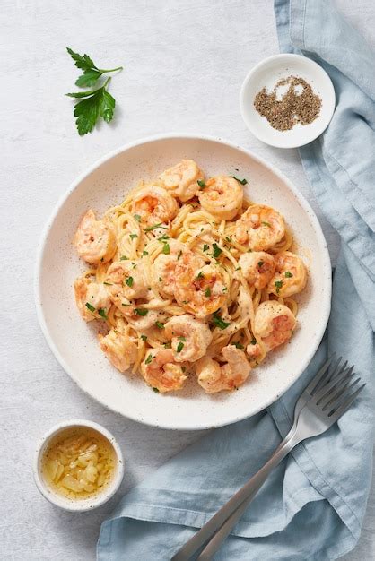 Foto: camarones en salsa bechamel