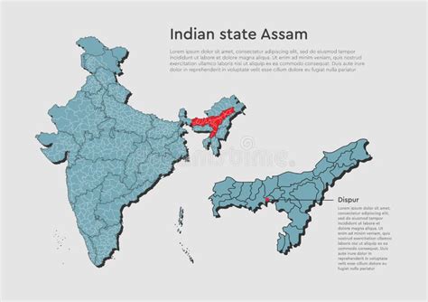 Mapa de la región de Assam en la India, lugar de origen del Bhut Jolokia