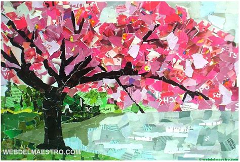 Ejemplos de collages y manualidades hechas por niños