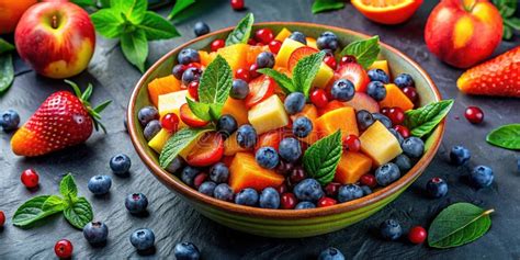 Frutas frescas: melón y manzanas en un entorno de cocina