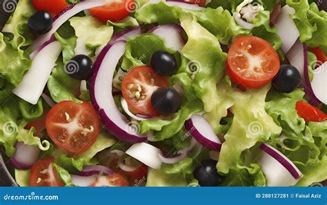 Variedad de ingredientes frescos para una ensalada colorida y nutritiva