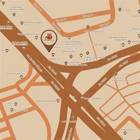 Mapa de ubicación de los locales de Empanadas Paulistas en Lima