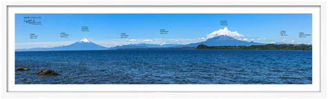 Fotografía panorámica del restaurante Pettra con vista al Lago Llanquihue y los volcanes