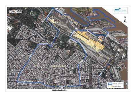 Ilustración aérea mostrando la intersección de Av. Nueva San Martín y Av. 4 Poniente con las ubicaciones de las paradas Pi433 y Pi1447.