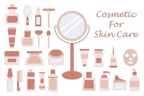 Infografía mostrando la diversificación de productos: Maquillaje, cuidado de la piel y accesorios.