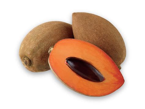 Mamey sapote (Tetzontzapotl) cortado