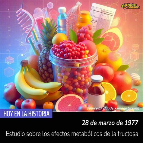 Gráfico comparativo de los efectos metabólicos de la fructosa y la glucosa en el cuerpo humano.