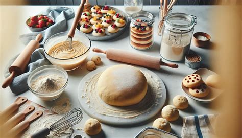 Esquema de preparación de masa de bizcocho: tamizado de harinas, batido de huevos y mezcla de líquidos