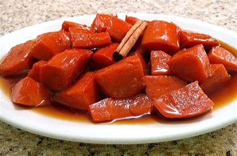 ingredientes para camote en dulce