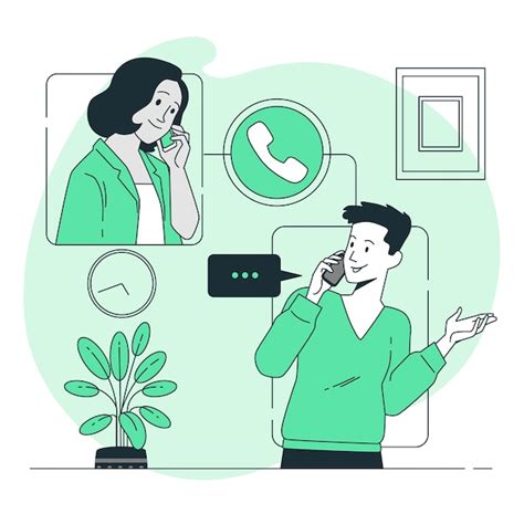 ilustración representando una conversación telefónica intervenida