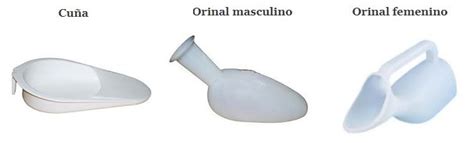 Galería de imágenes de diferentes orinales masculinos portátiles, destacando sus características de diseño y materiales.