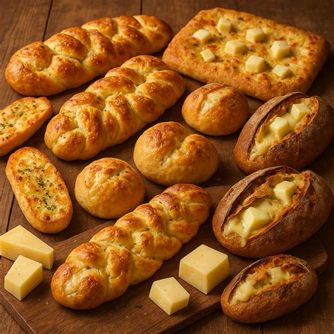Variedad de panes de queso rellenos de Domino's Pizza