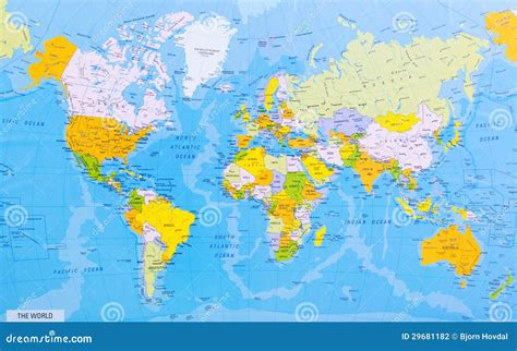 Mapa general del mundo Primavera Soleada con puntos de interés marcados.