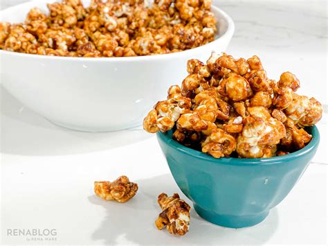 Foto de palomitas dulces con caramelo