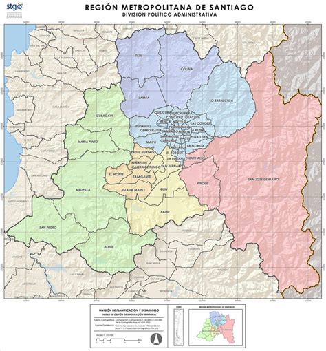 Mapa de la Región Metropolitana de Santiago destacando las comunas con cobertura de entrega.