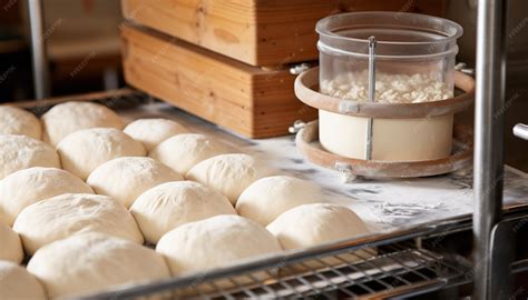 Foto de panecillos fermentando en la bandeja de horno