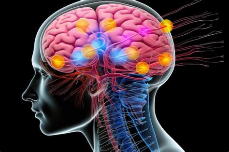infografía: cerebro con áreas de emoción resaltadas