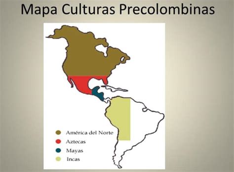 Mapa de las principales áreas de cultivo y civilizaciones en la América precolombina