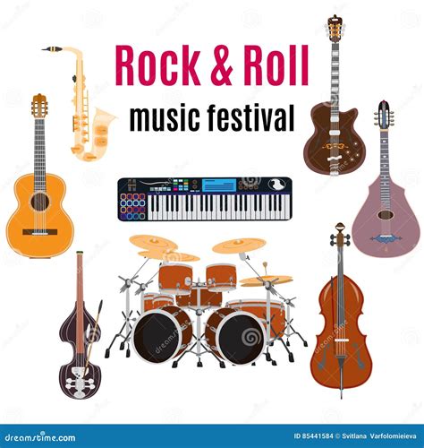 Ilustración que representa la fusión de instrumentos de rock con instrumentos andinos, simbolizando el sonido de Los Jaivas