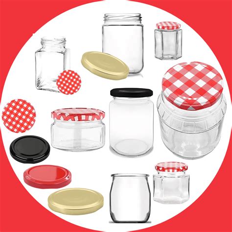 Imagen de varios tarros de cristal de la colección Pure Jar de Luminarc, mostrando diferentes tamaños.