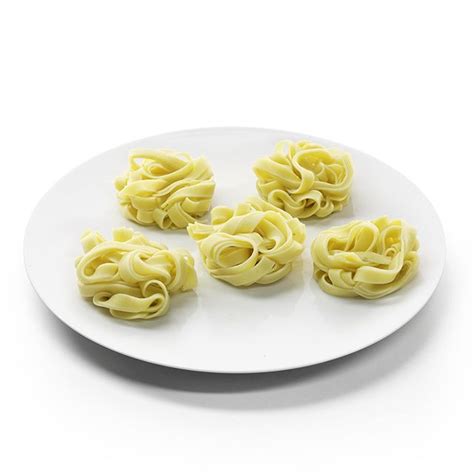 Nidos de pasta fresca congelada