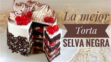 Tarta Selva Negra con frambuesa en capas
