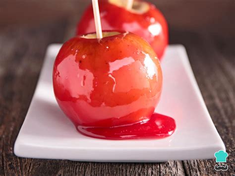 Temática foto de manzanas caramelizadas
