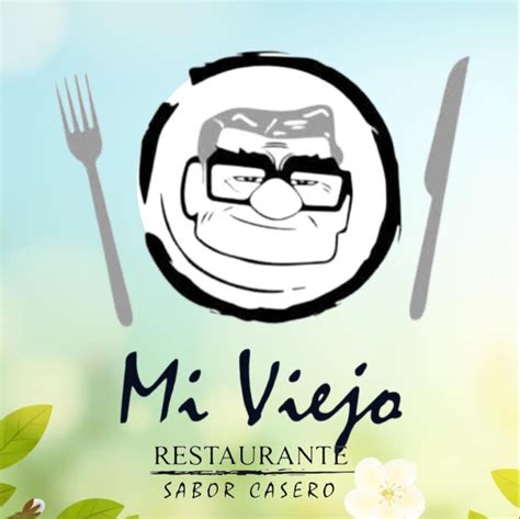 Fachada o logo del restaurante Mi Viejo, destacando su origen argentino