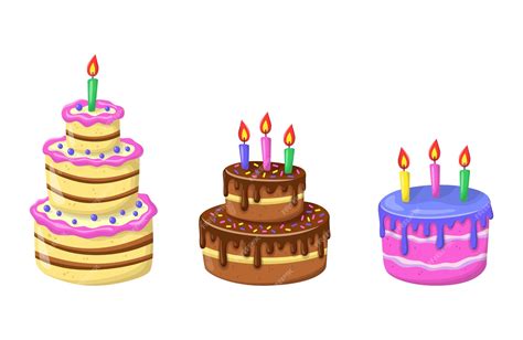 Ilustración de pasteles creativos y coloridos
