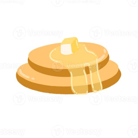 Ilustración de antiguos panqueques griegos con miel y queso
